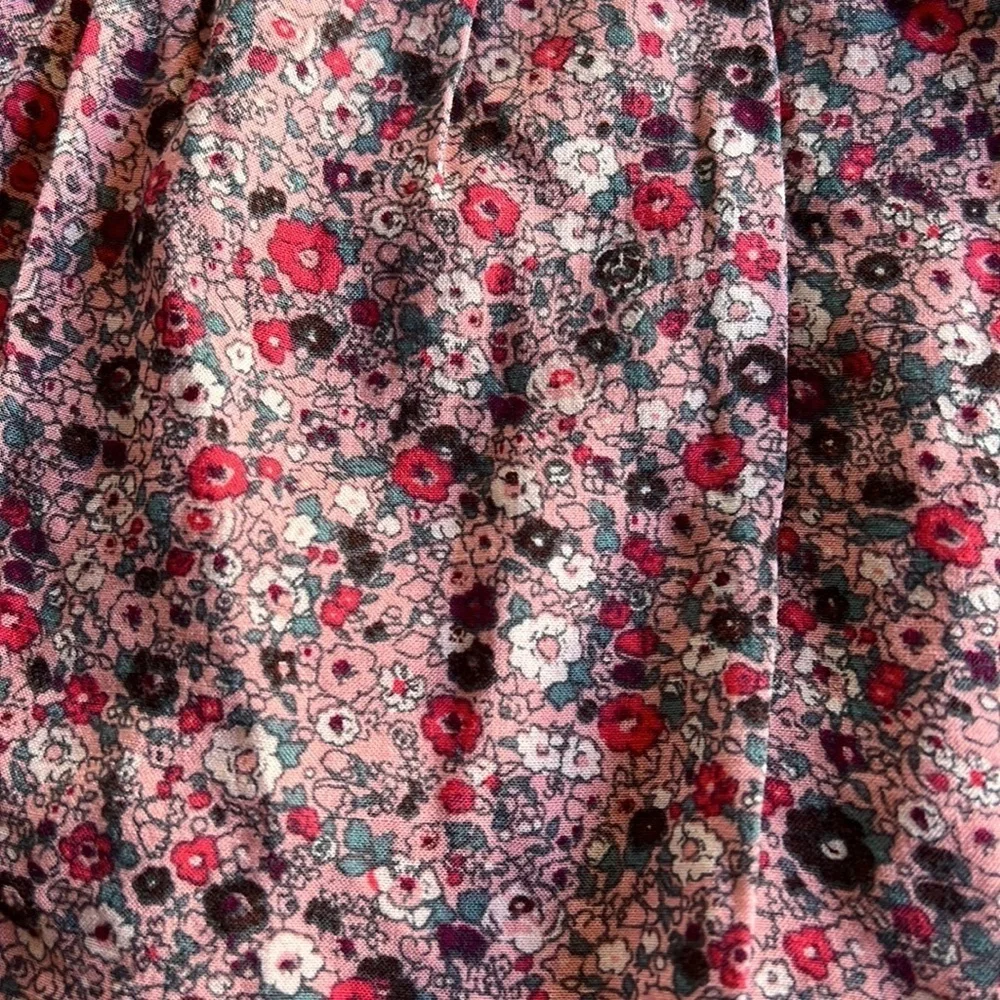 Wheat Josephine blush floral dress nwt